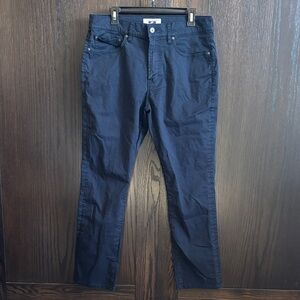 Joseph Abboud Slim Straight Jeans in Navy Blue